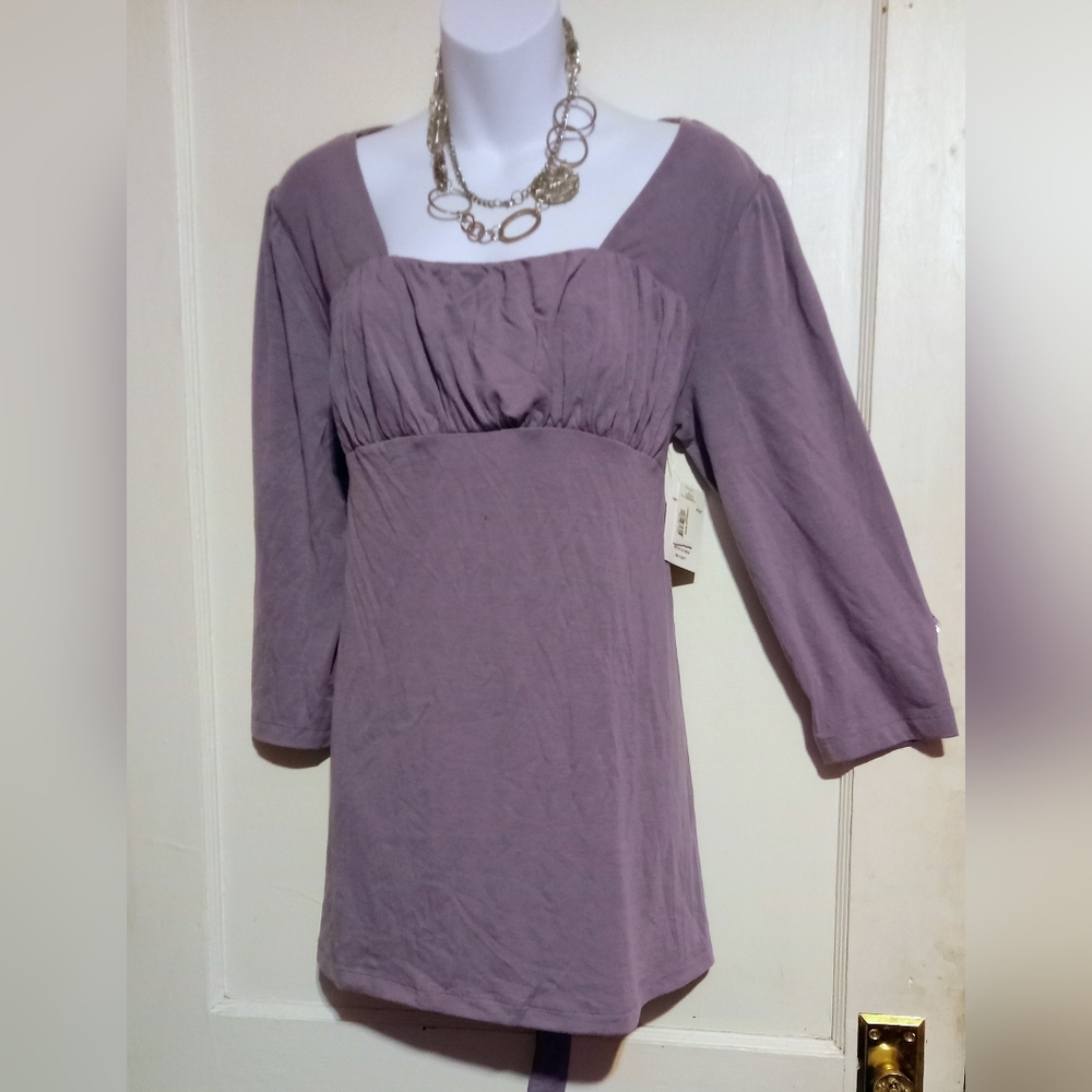 🛍️ BUNDLE ONLY 🛍️Duo Maternity Purple Tunic Top
